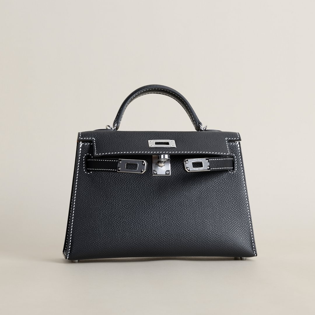 Mini Kelly II Epsom 89 Noir/37 Gold PHW