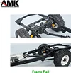 AMK 295-343mm Adjustable Wheelbase Alloy RCRUN LC80 Chassis Cruiser Real Frame Builder Kit for 1/10 RC Crawler Off-Road Truck