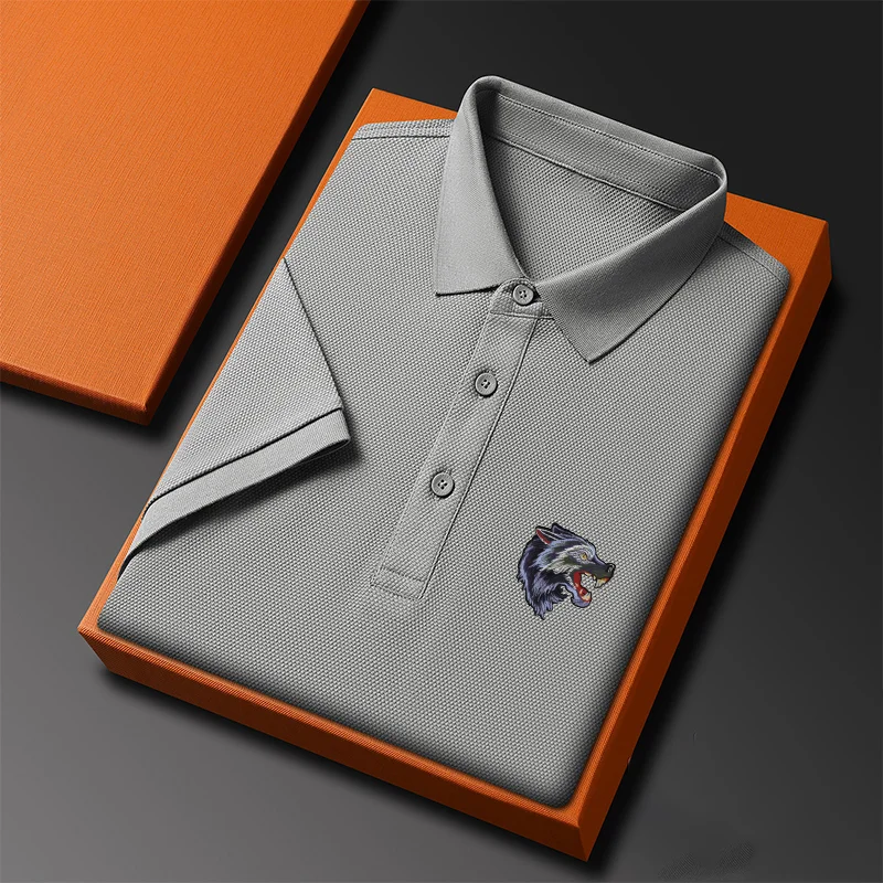 business casual  embroidered polo shirts