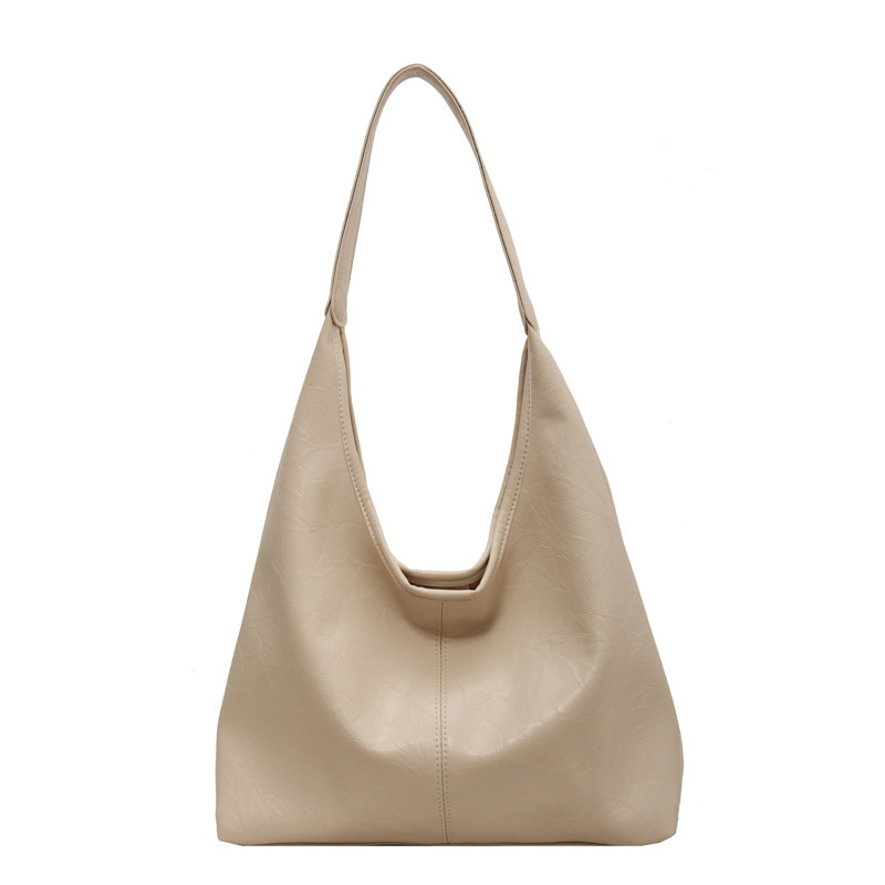 Mature Women Fashion Shoulder Bag Vintage Designer Large Capacity Casual Tote Bag Autumn And Winter Fashion Handbag