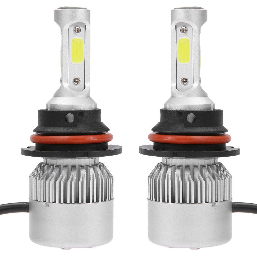 

DICN 1Pair Universal 6500K 8000LM 9007 LED COB Car Headlight Head Lamp Bulb, 501 Original