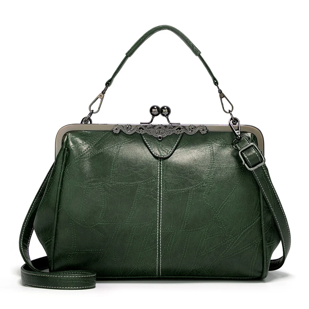 Retro Elegant Solid Color Handbags