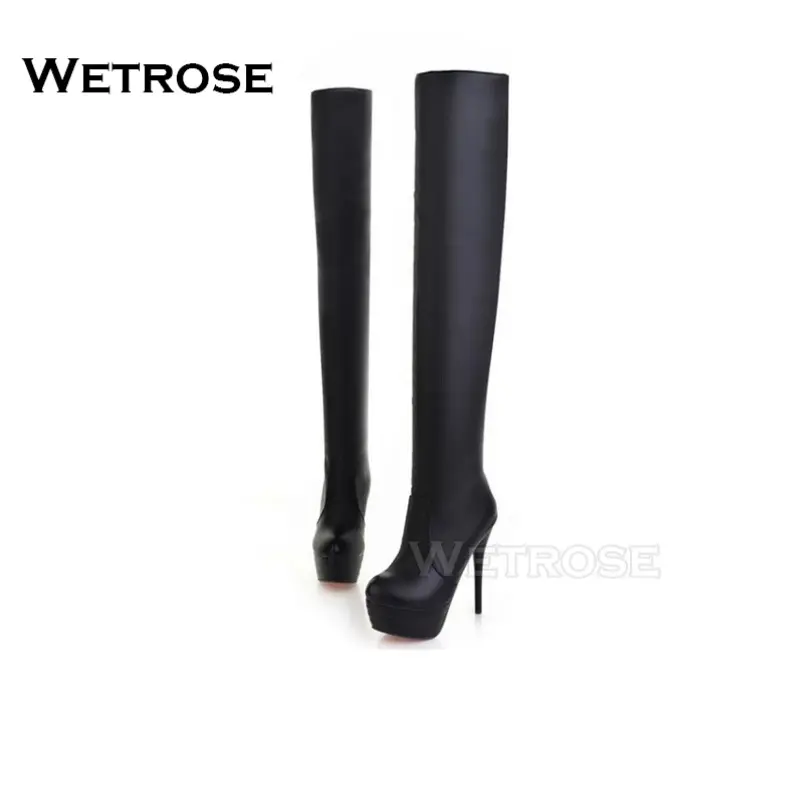 [Wetrose] In Stock Black Wedding Dress Game Outfit Cosplay Costume