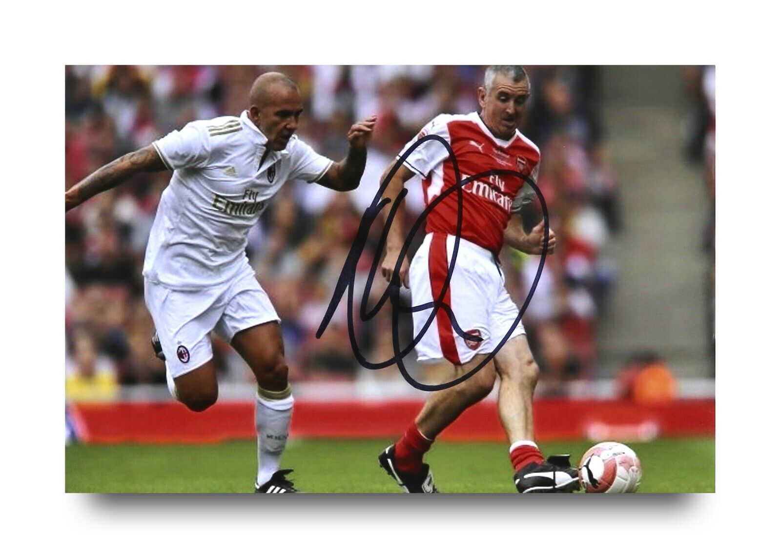 Nigel Winterburn Signed 6x4 Photo Poster painting Arsenal Gunners Autograph Memorabilia + COA