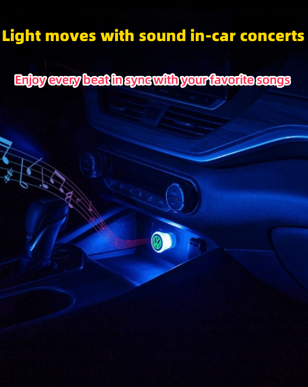 Car-mounted Colorful Flashing Atmosphere Lights