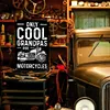 Cool Grandpa Riding Motorcycle - Metal Tin Signs(8*12Inch/12*16Inch) - Garage&Transport