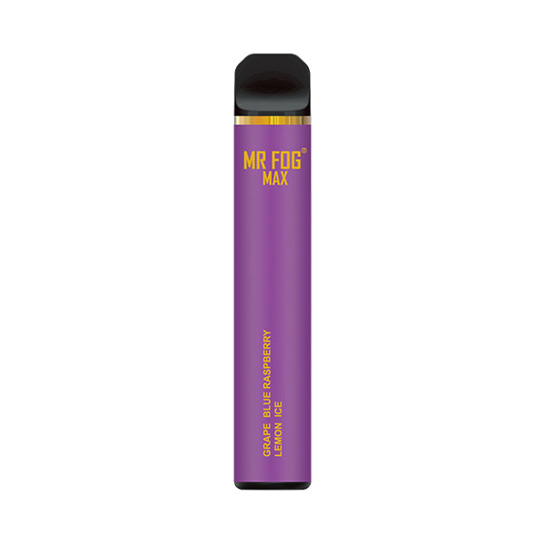 MR FOG MAX 1000 PUFFS Grape Blue Raspberry Lemon Ice