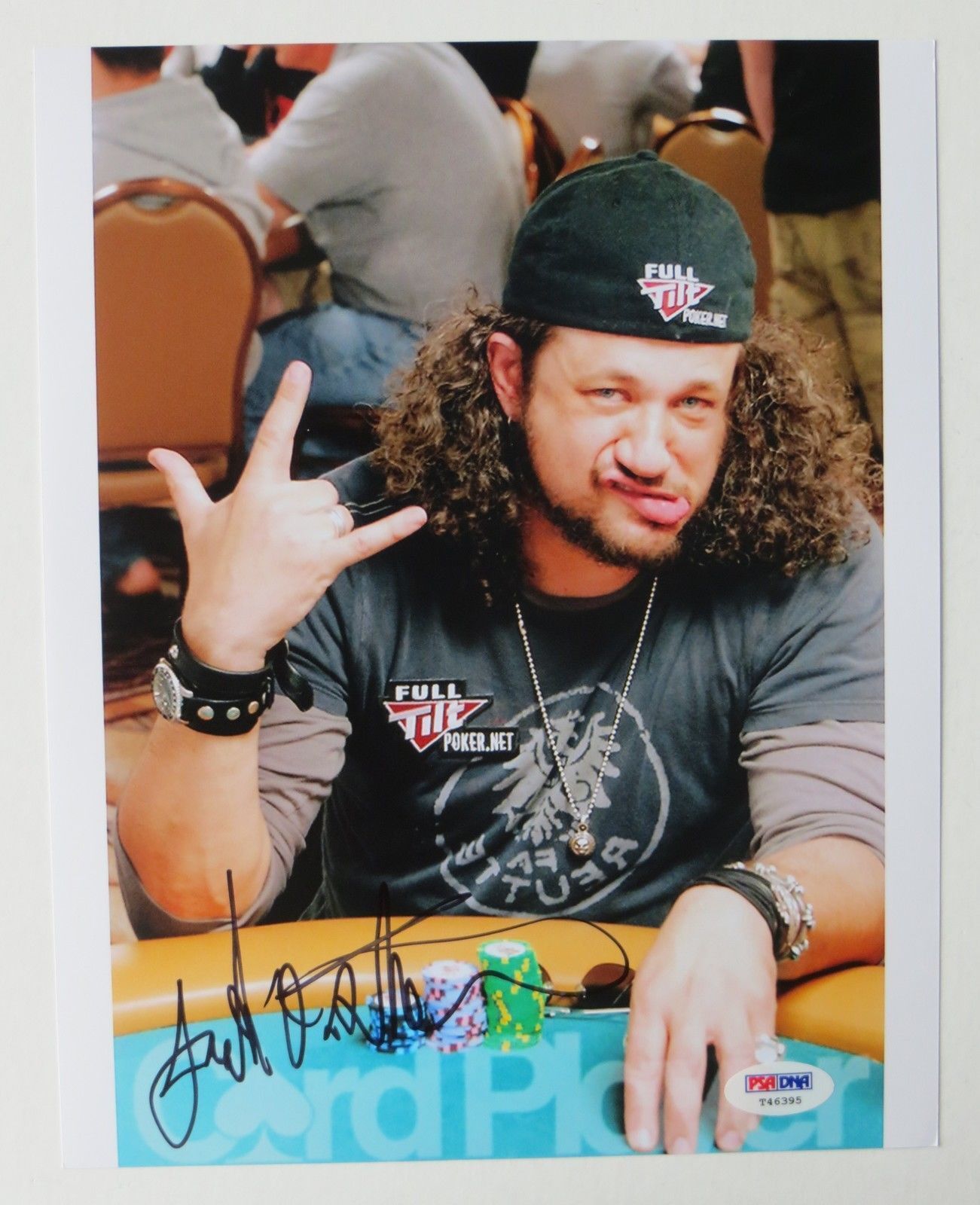 Joseph Reitman Signed Full Tilt Poker Autographed 8x10 Photo Poster painting (PSA/DNA) #T46395