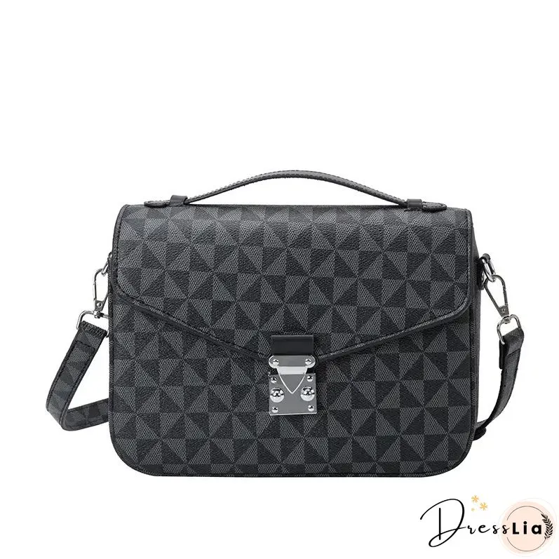 Paziye Check Print Ladies Crossbody Bag