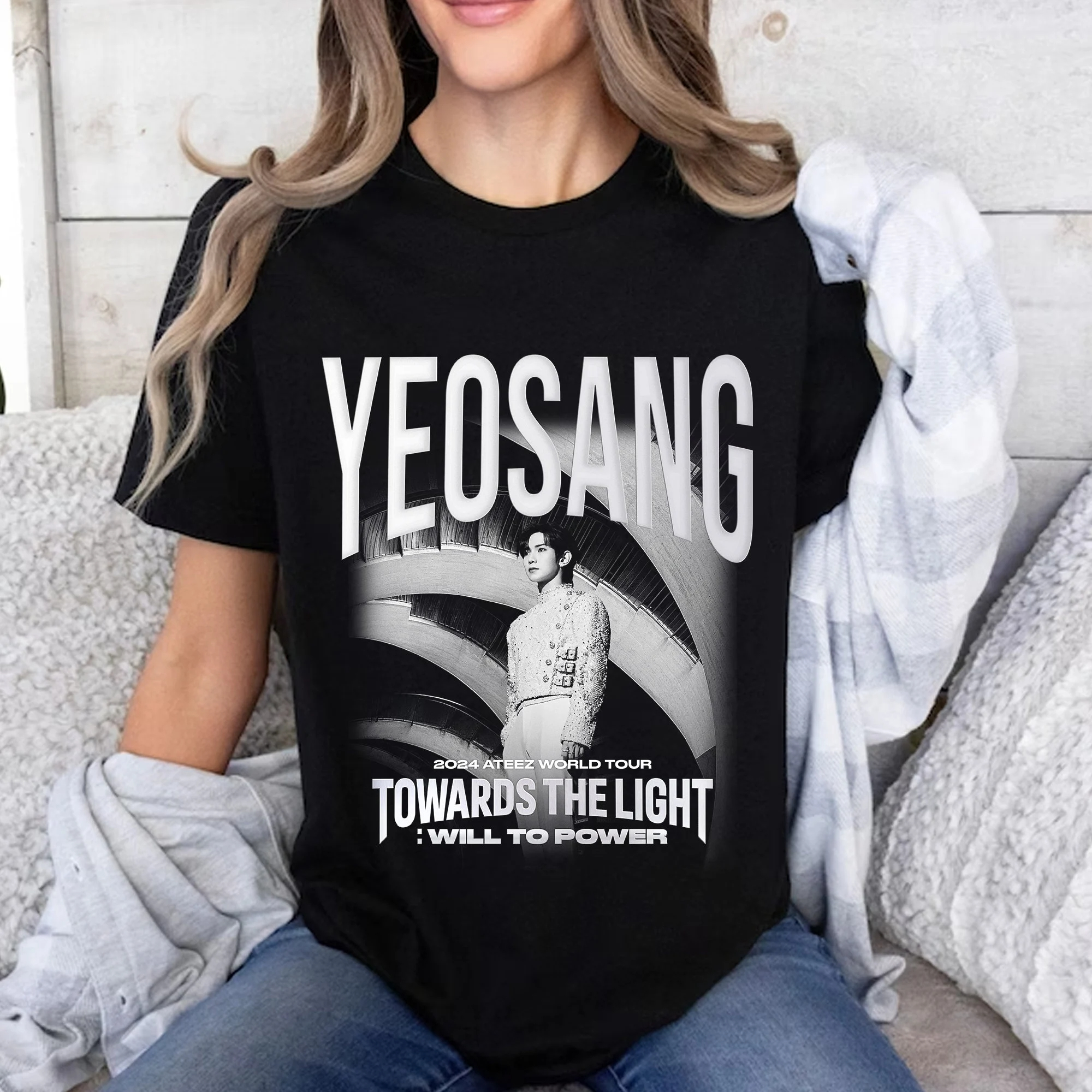 ATEEZ 2024 World Tour Towards The Light: Will To Power Member Photo T-Shirt