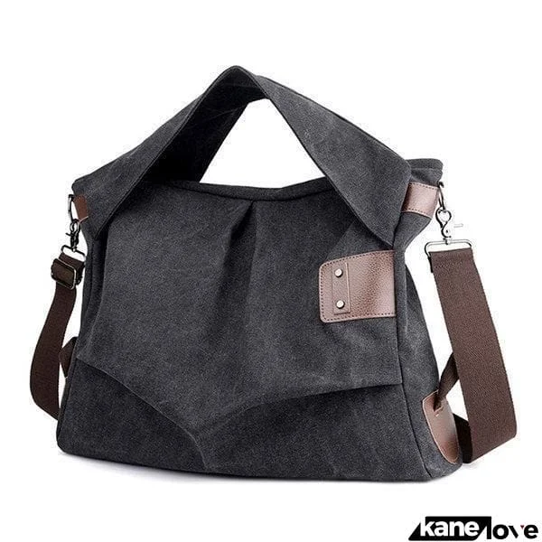 Canvas Casual Large Capacity Tote Handbag Crossbody Bag