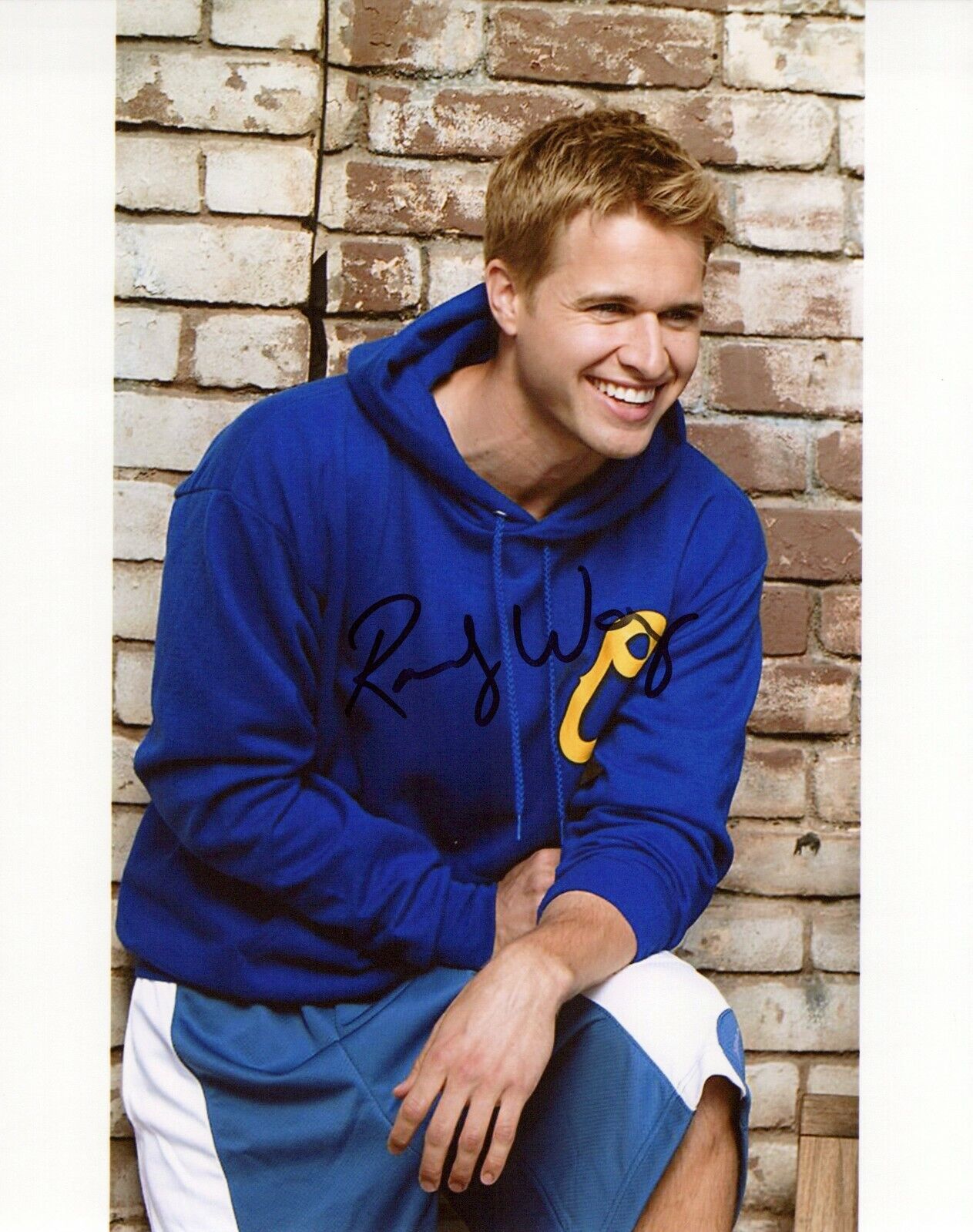 Randy Wayne head shot autographed Photo Poster painting signed 8x10 #4