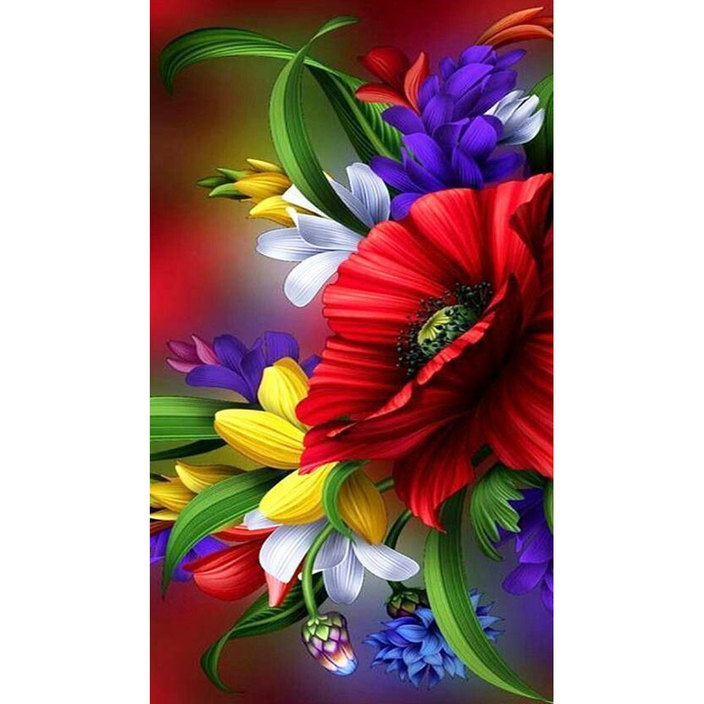 

Poppies Bloom - Square Drill Diamond Painting - 40*70CM (Big Size), 501 Original