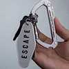 Outdoor Multifunctional EDC Portable Gadget Combination Keychain Ring Mountaineering Buckle D-Type Quick Hang