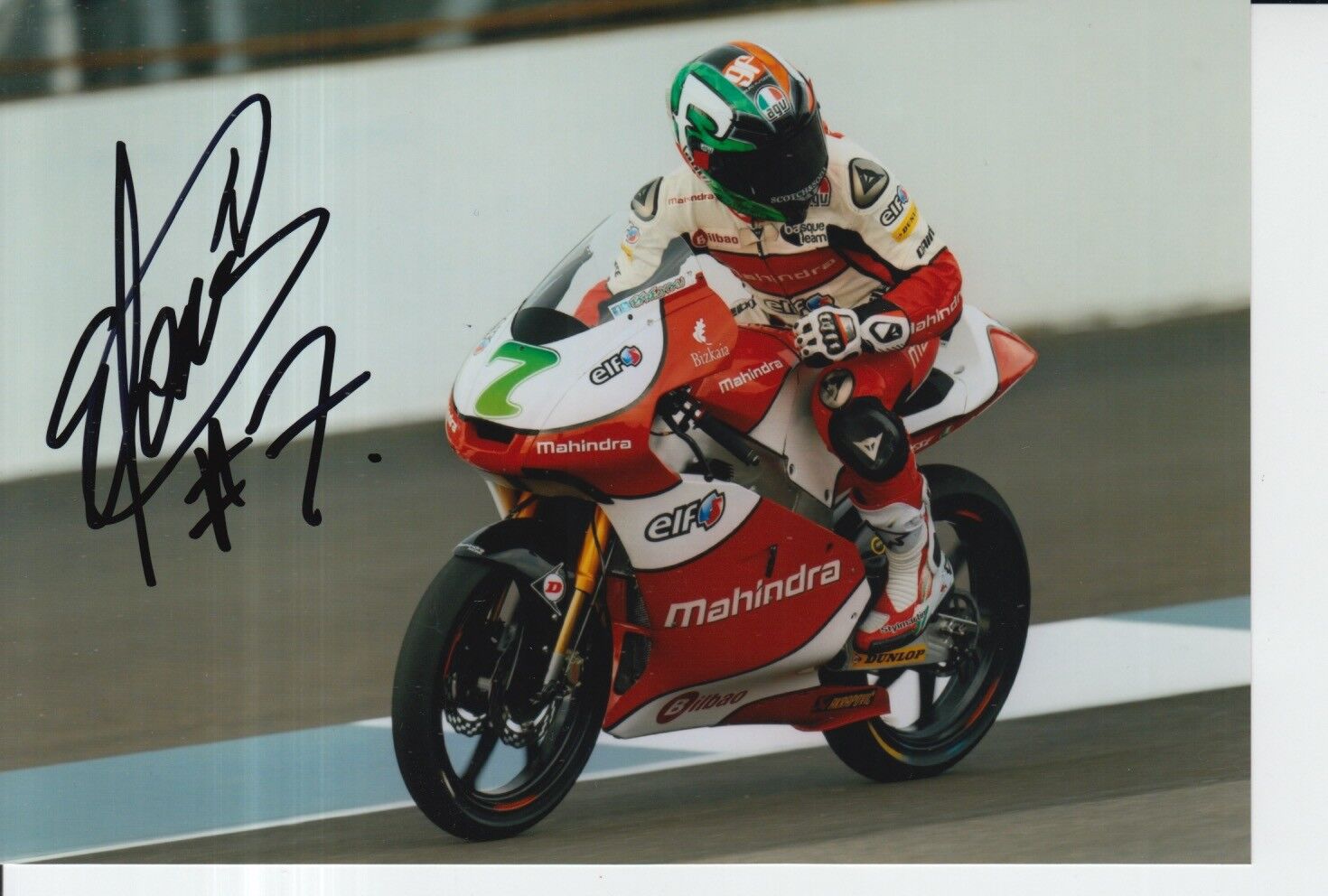 Efren Vazquez Hand Signed 7x5 Photo Poster painting Mahindra Racing Moto3 MotoGP.