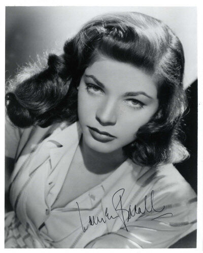 LAUREN BACALL Signed Photo Poster paintinggraph - Film Star Actress & Sex Symbol preprint