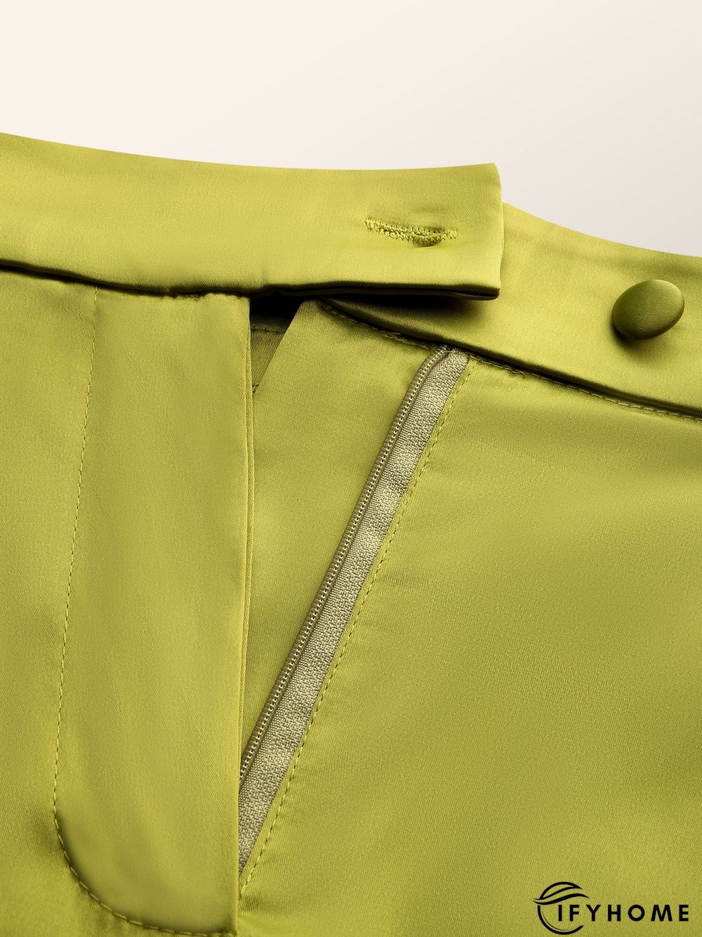 Summer Lightweight Zipper fly Straight Leg Elegant Pants | IFYHOME