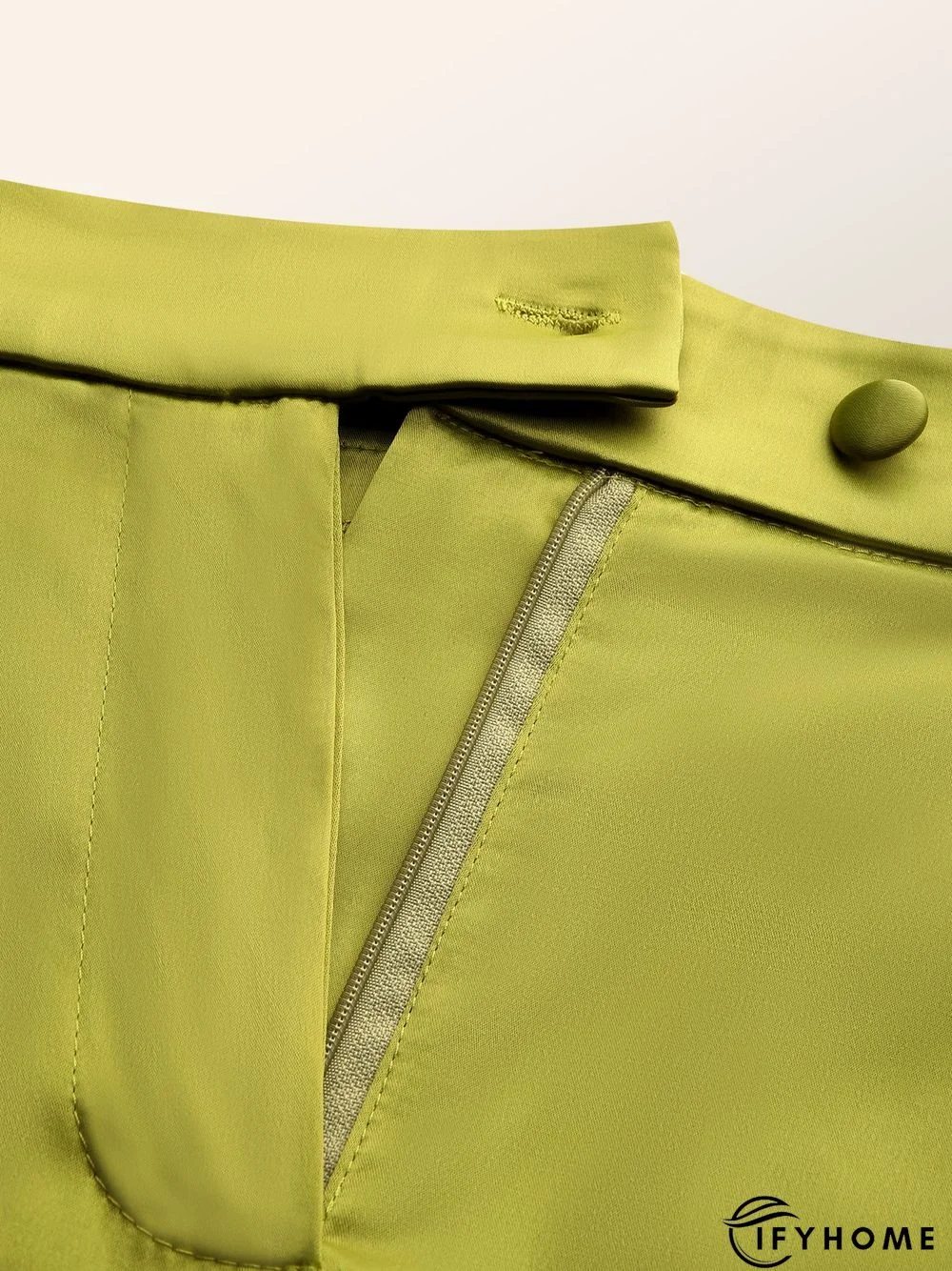 Summer Lightweight Zipper fly Straight Leg Elegant Pants | IFYHOME