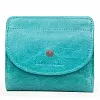 Fashion top layer cowhide ladies wallet trend small card holder