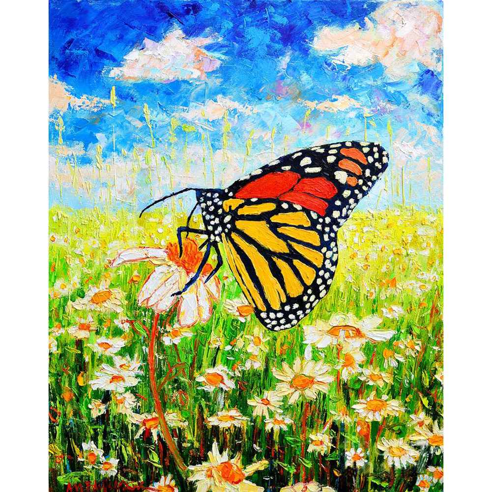 

Garden Butterflies - Round Drill Diamond Painting - 30*40CM, 501 Original