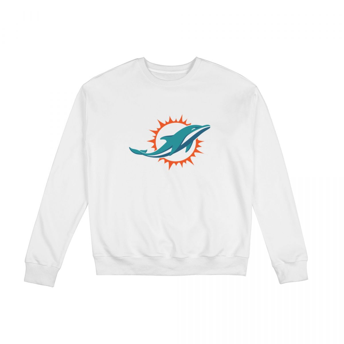 Miami Dolphins Unisex Round Neck Sweatshirt