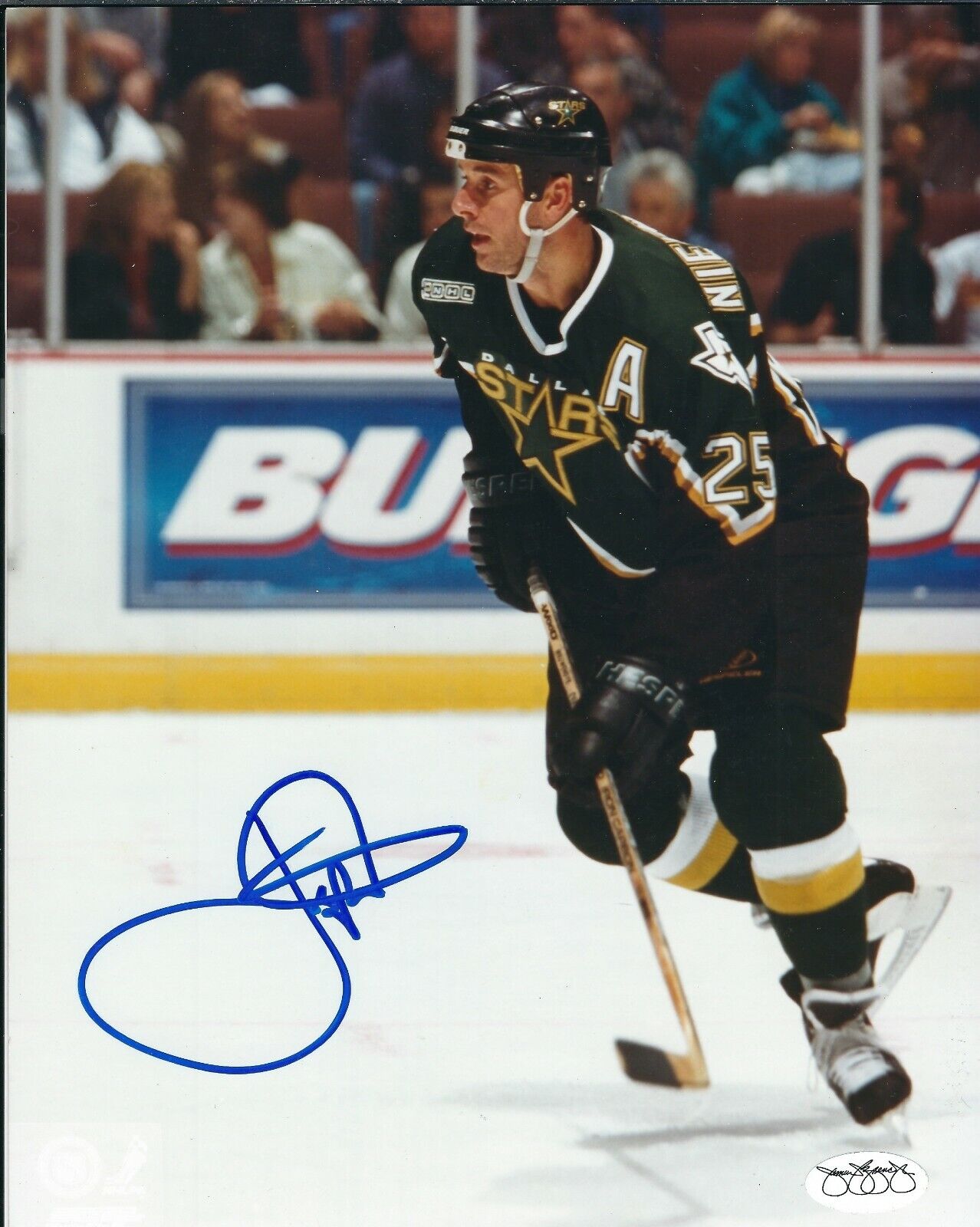 Autographed 8x10 JOE NIEUWENDYK Dallas Stars Photo Poster painting - w/COA