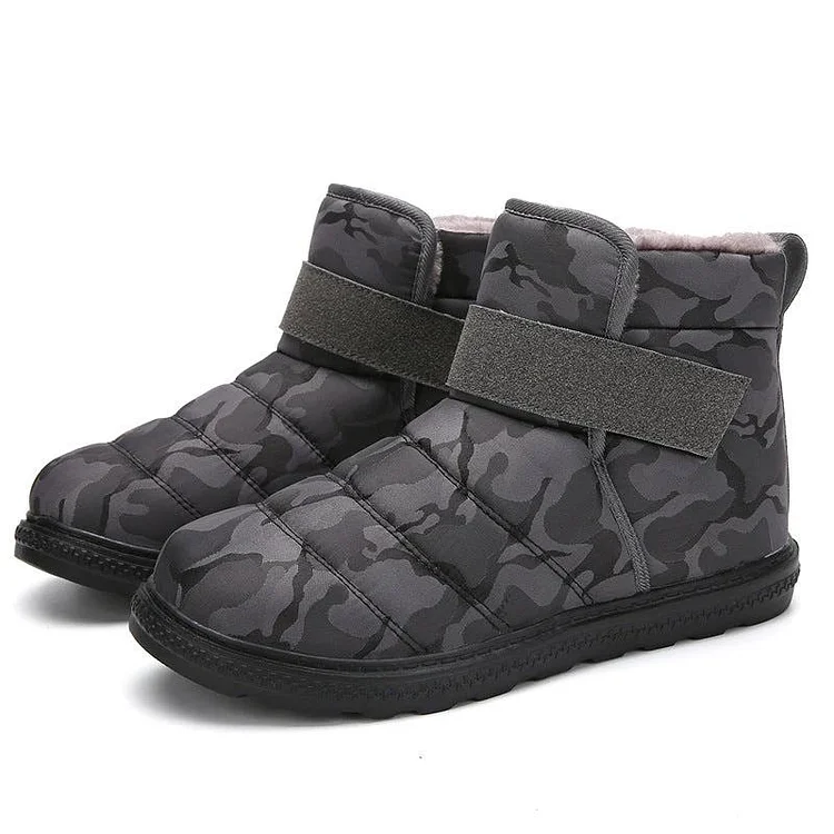 New Winter Canvas Waterproof Snow Boots