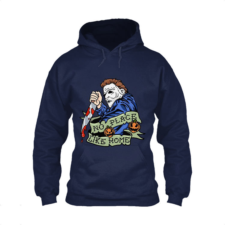 Halloween Michael Myers No Place Like Home, Horror Film Classic Hoodie