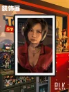 Walkie-Talkie Ada Wong Decorative Painting & Fridge Magnet - Resident Evil - BLK Studio