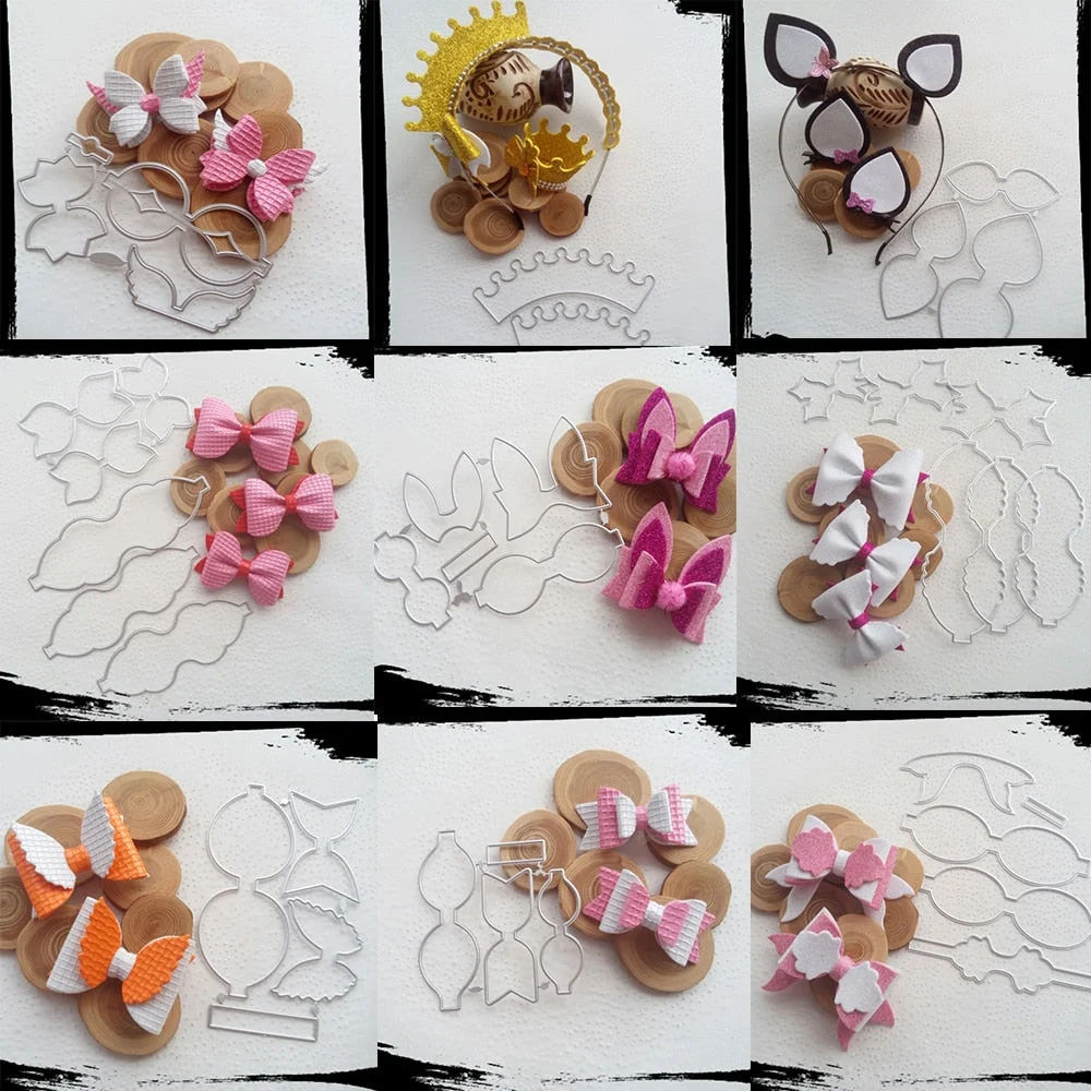 3777Beautiful cutting die bow template DIY scrapbook metal cutting die paper card process embossing folder template