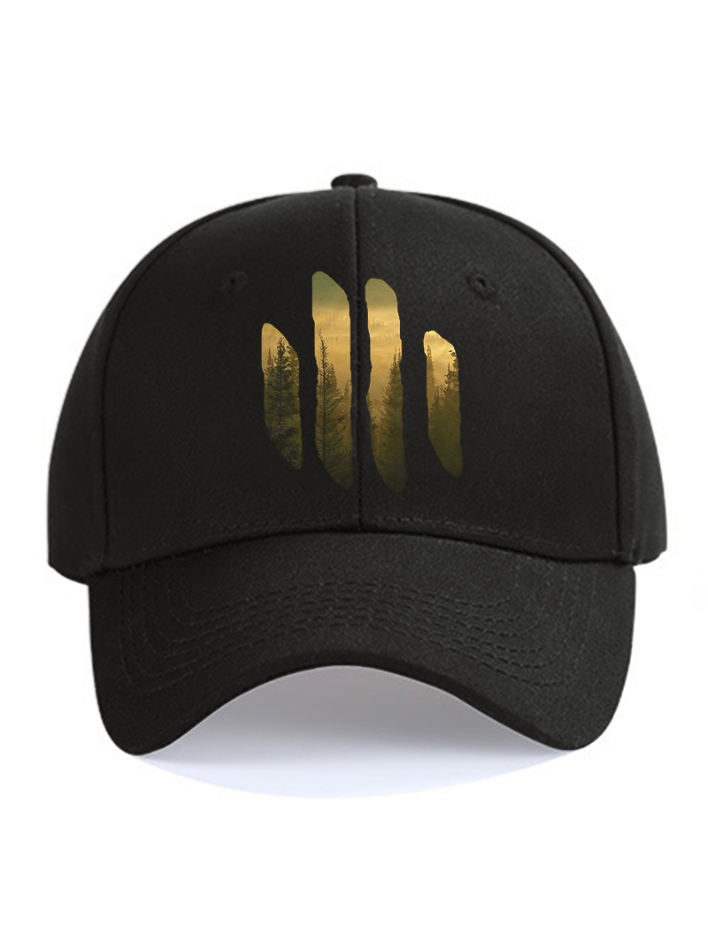 Forest Bars Printed Adjustable Cap