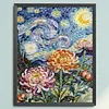 Van Gogh - Chrysanthemums-11CT Stamped Cross Stitch 40*50cm/15.75*19.69in
