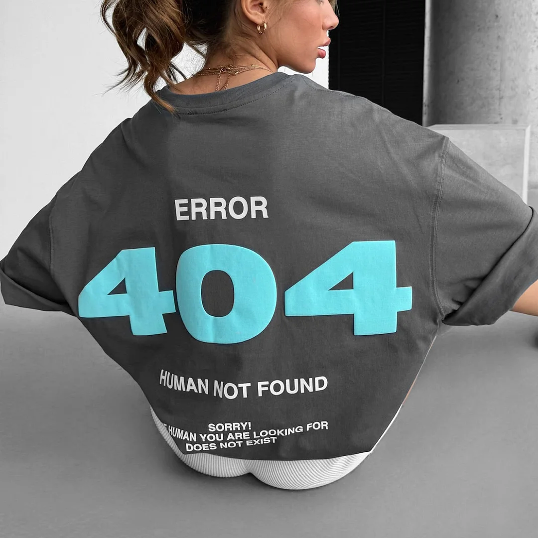 Unisex Casual 404 T-shirt