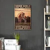 Some Girls Are Just Born With Horses In Their Souls - Vintage Metal Signs(8*12Inch) - Cowboy