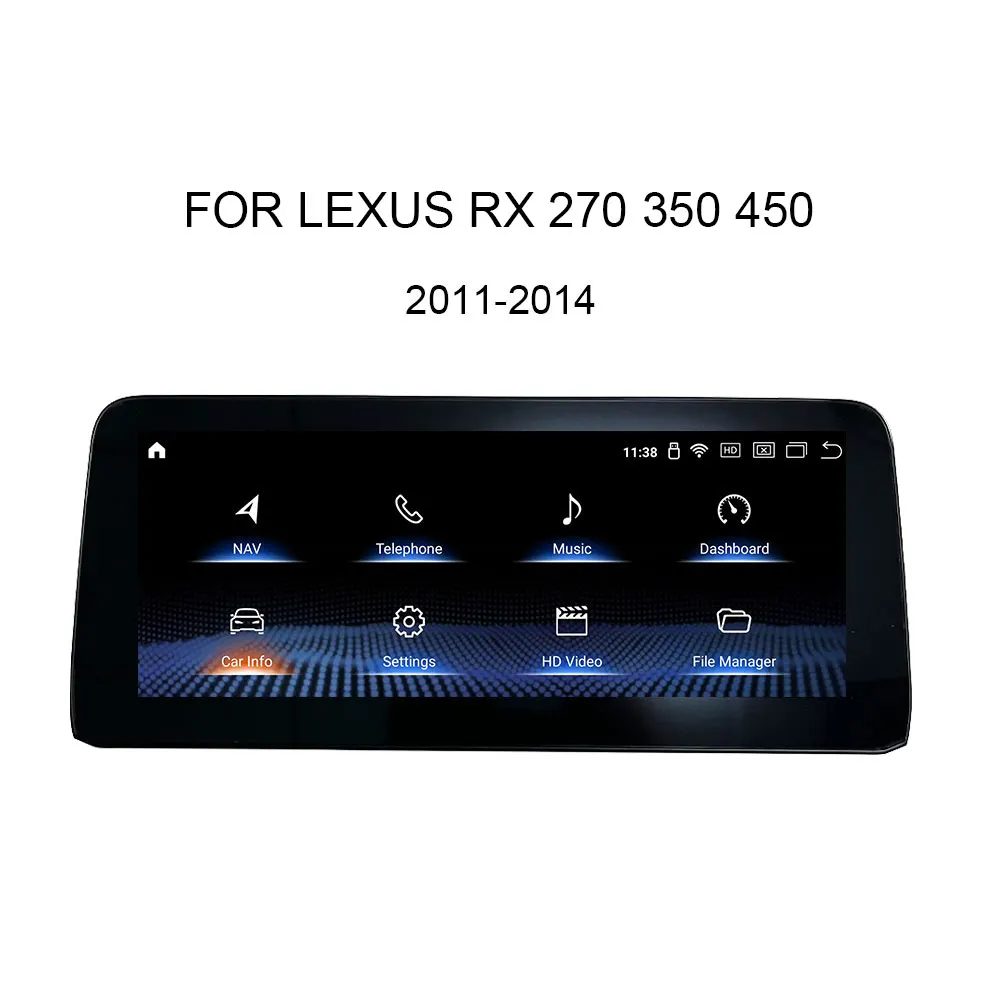 For LEXUS RX350 2012-2014 year Android Car Radio Audio CarPlay GPS Navigation Multimedia Player