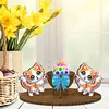 Diamond Painting Wooden Cat Desktop Diamond Painting Ornaments for Home Decoration