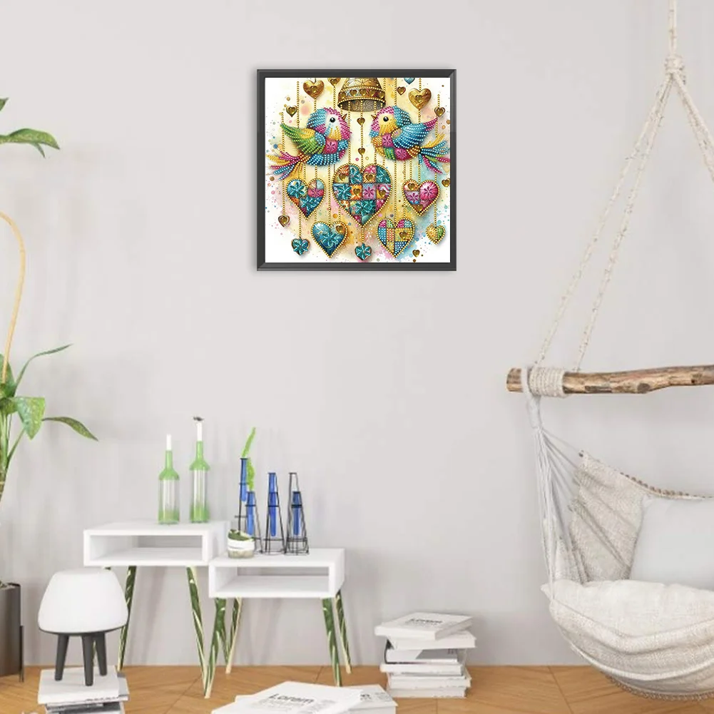 Diamond Painting - Partial Special Shaped Drill - Bird(Canvas|30*30cm)