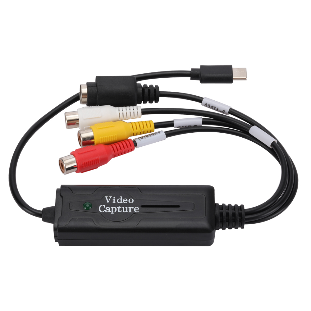 

1 Channel USB 3.1 Type-C CCTV DVD VCD MP4 Audio Video Capture Card Adapter, 501 Original