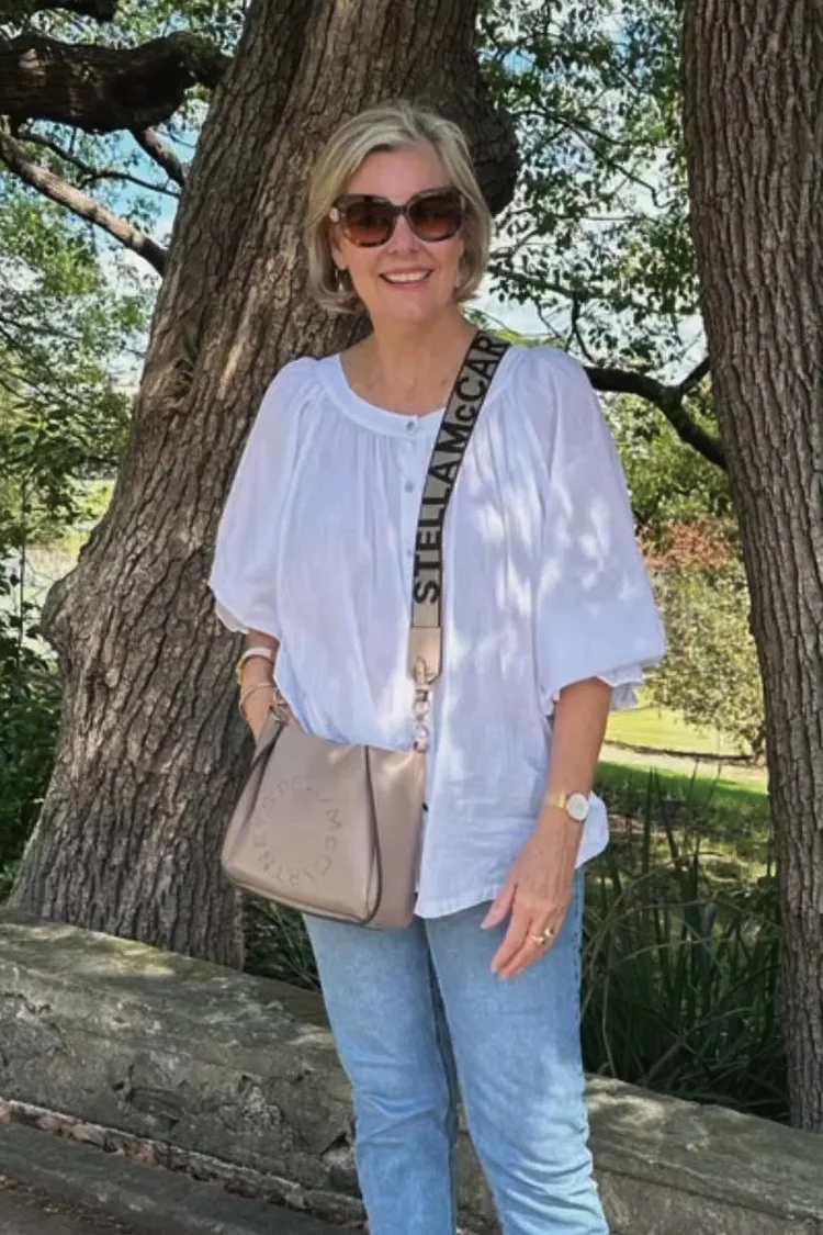 Women's casual cotton and linen tops