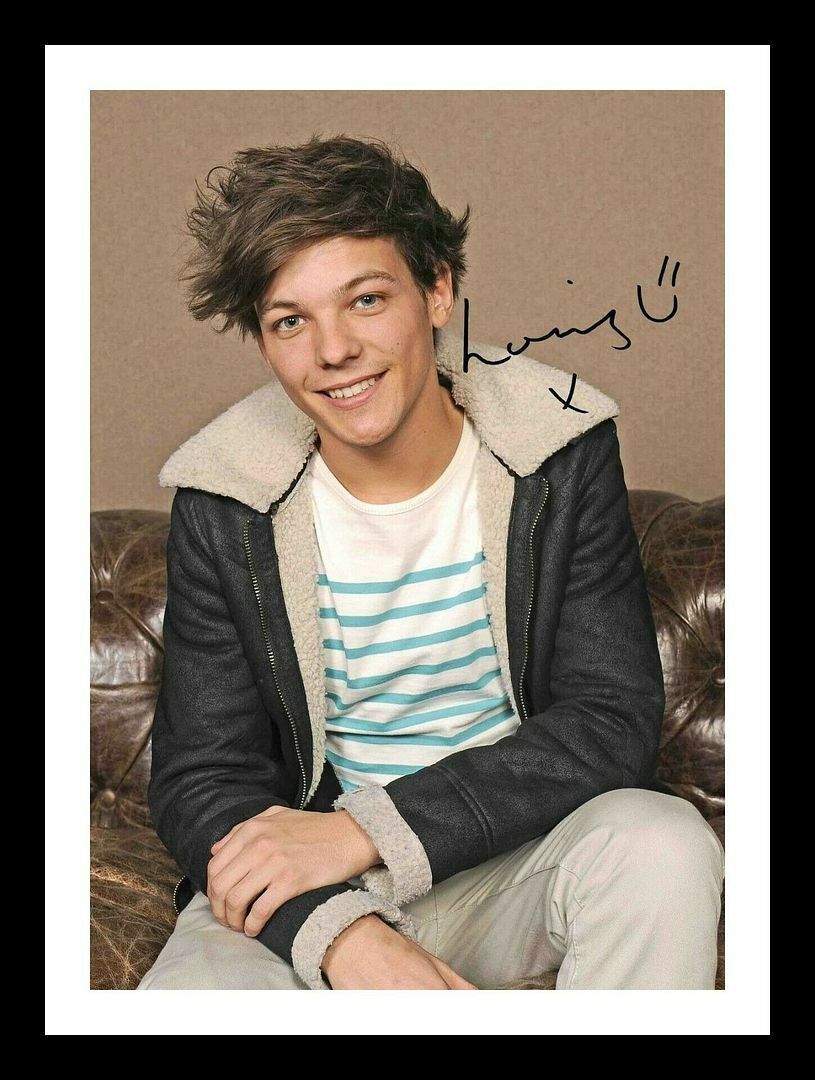 Louis Tomlinson Autograph Signed & Framed Photo Poster painting 4