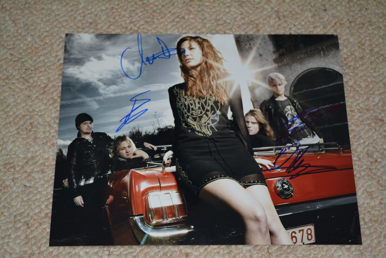 DELAIN signed autograph In Person 8x10 20x25 cm signed by four CHARLOTTE WESSELS