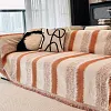 🛋️ COUVERTURE DE CANAP&Eacute; EN CHENILLE &Agrave; RAYURES &ndash; PROTECTION & &Eacute;L&Eacute;GANCE!