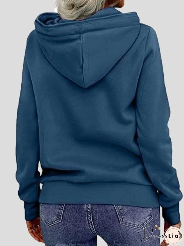 Hoodies Front Zip Long Sleeve Cool Hoodie for Women