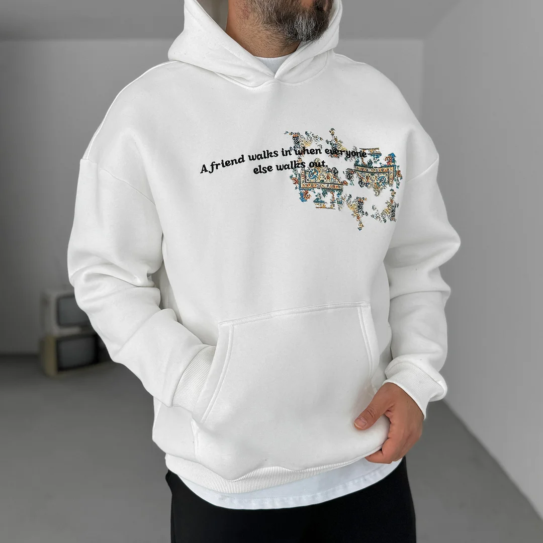 Street Ethnic Design Casual Oversized Hoodie