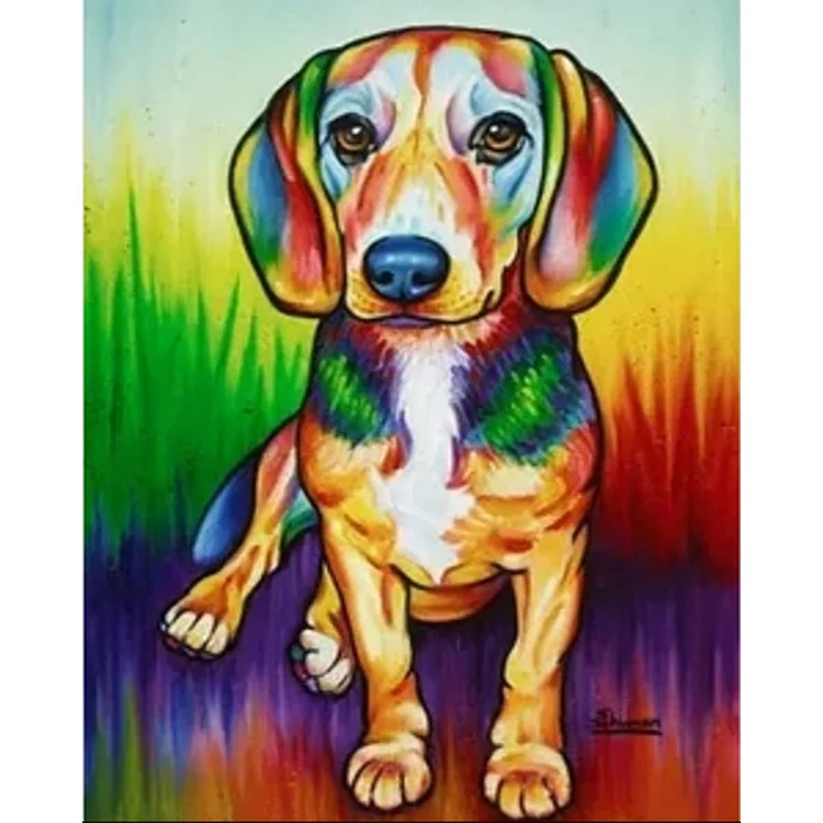 Puppy - Painting By Numbers - 40*50CM gbfke