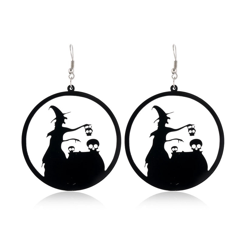 6 Pieces Gothic Cat Spider Alloy Women’S Drop Earrings 1 Pair