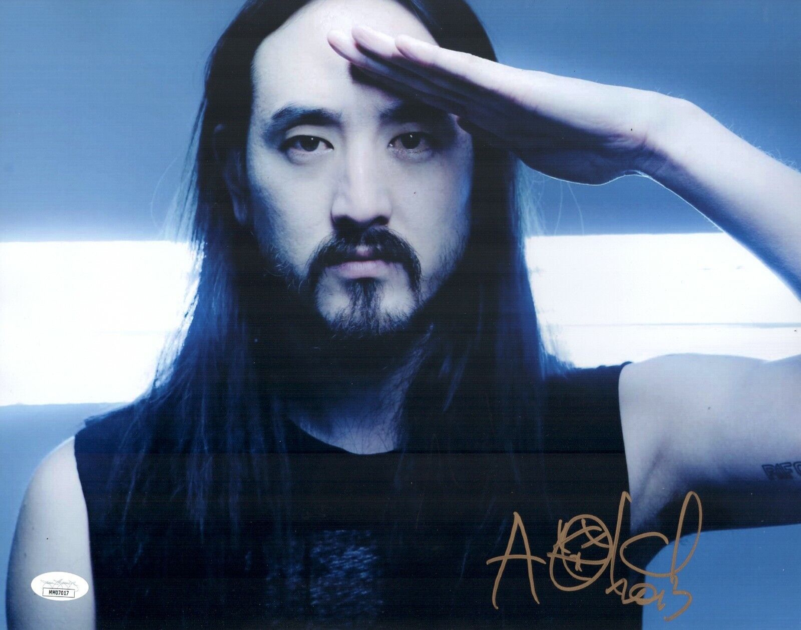 STEVE AOKI Signed DJ 11x14 Photo Poster painting EDM Producer Music Autograph JSA COA Cert