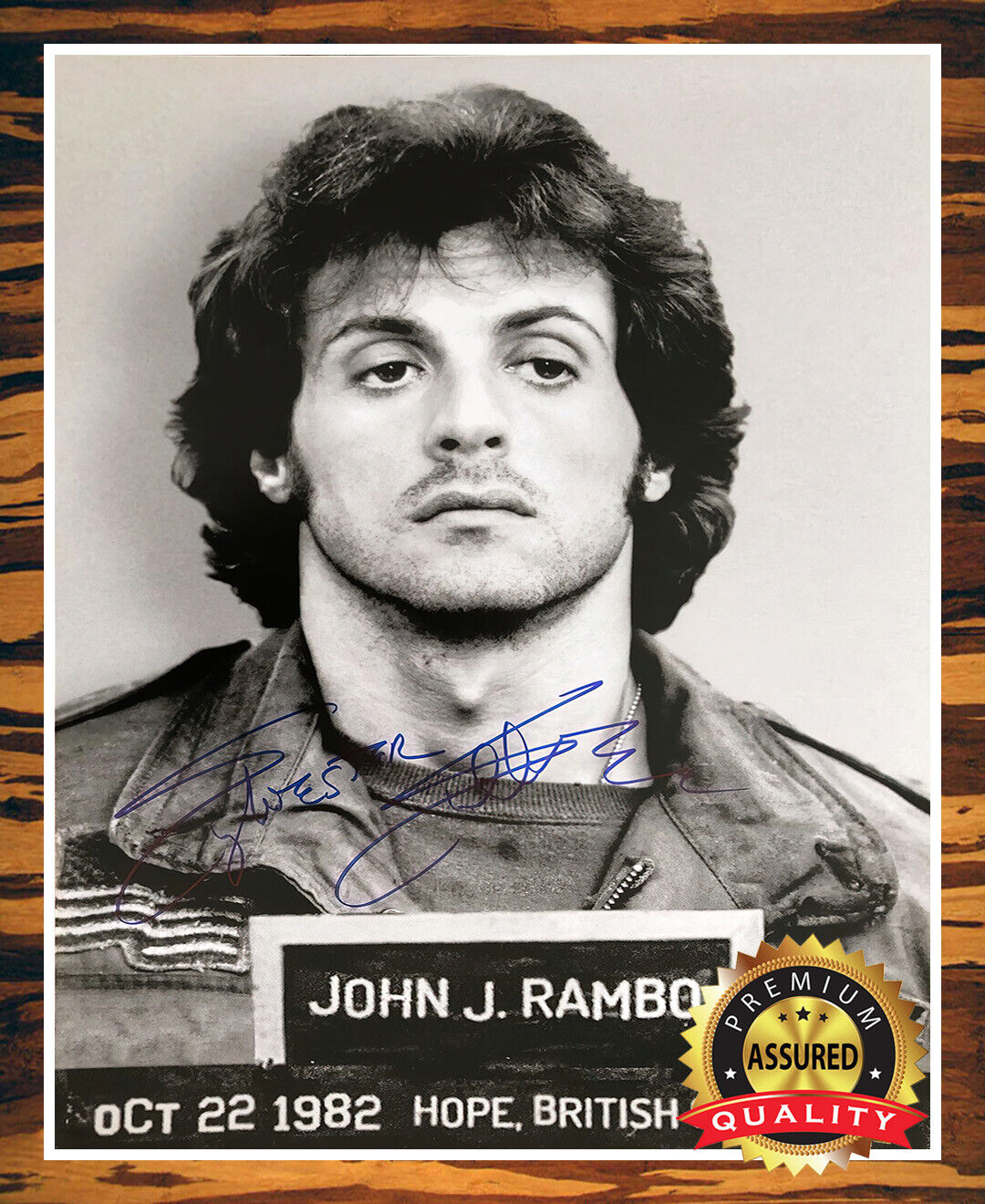 Sylvester Stallone - Autographed Signed 8 x10 Photo Poster painting (Rambo) Reprint