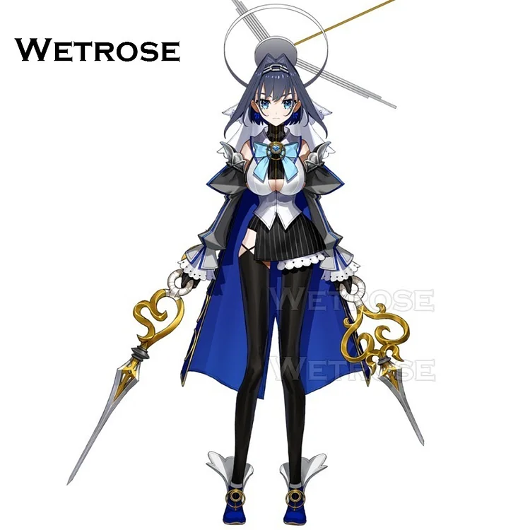 【Deposit-Poll】Wetrose Ouro Kronii Hololive EN Vtuber Cosplay Costume