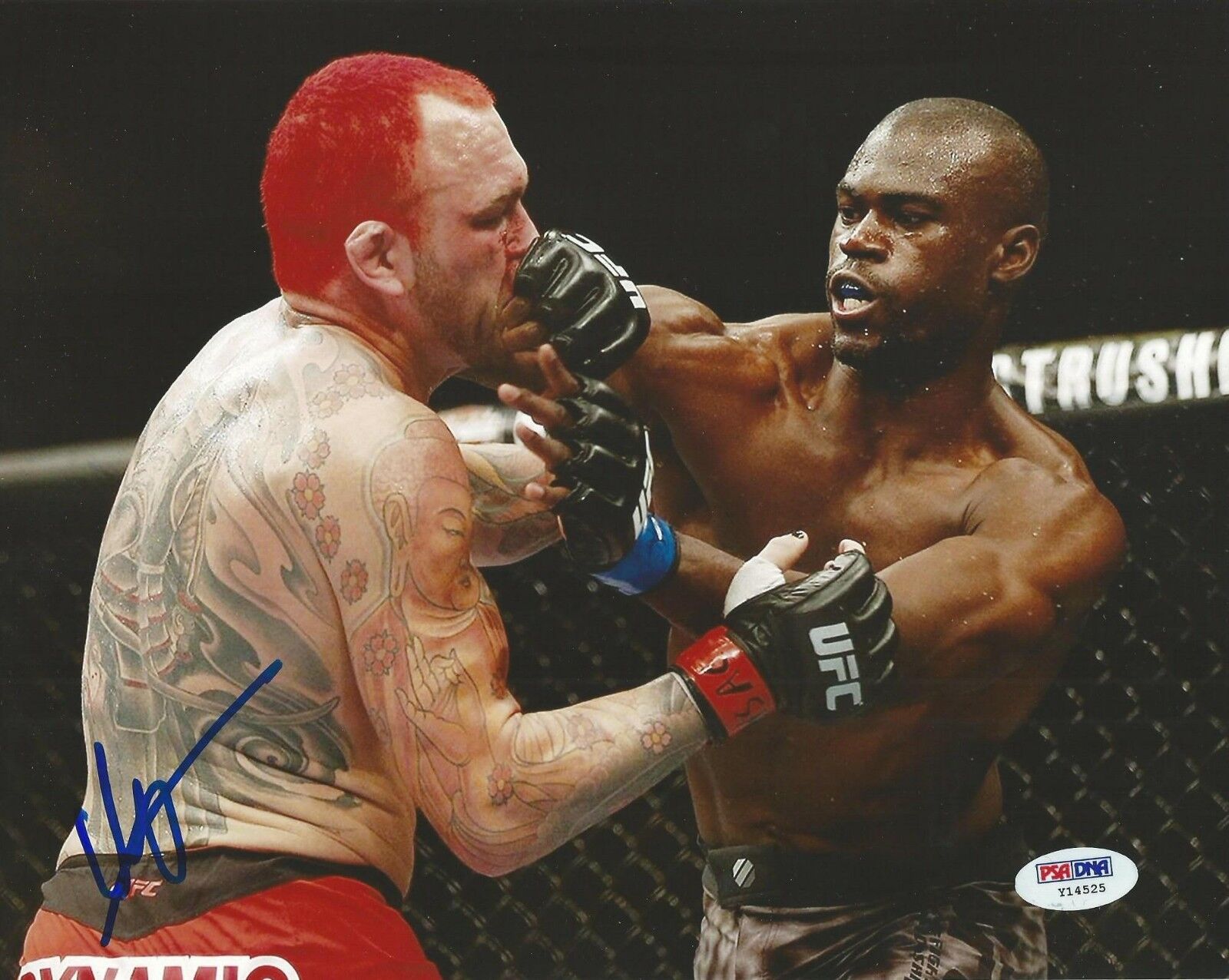 Uriah Hall Signed UFC 8x10 Photo Poster painting PSA/DNA COA Picture Auto'd 168 175 Fight Night